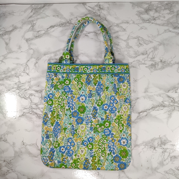NWT Vera Bradley Slim Tote in English Meadow - Picture 3 of 5